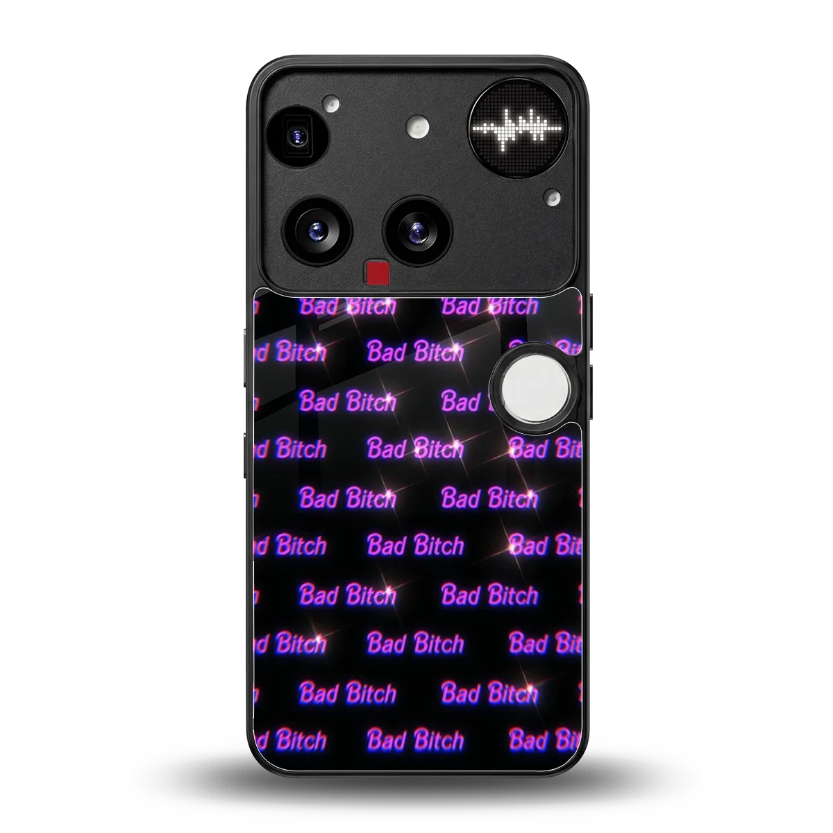 Bad Bitch back phone cover | glass case for nothing phone 3