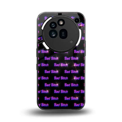 Bad Bitch back phone cover | glass case for nothing phone 3a pro