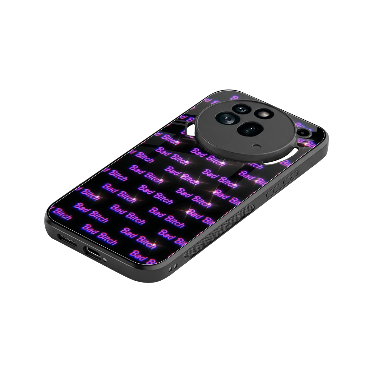 Bad Bitch stylish phone case for nothing phone 3a pro | glossy glass and slim fit