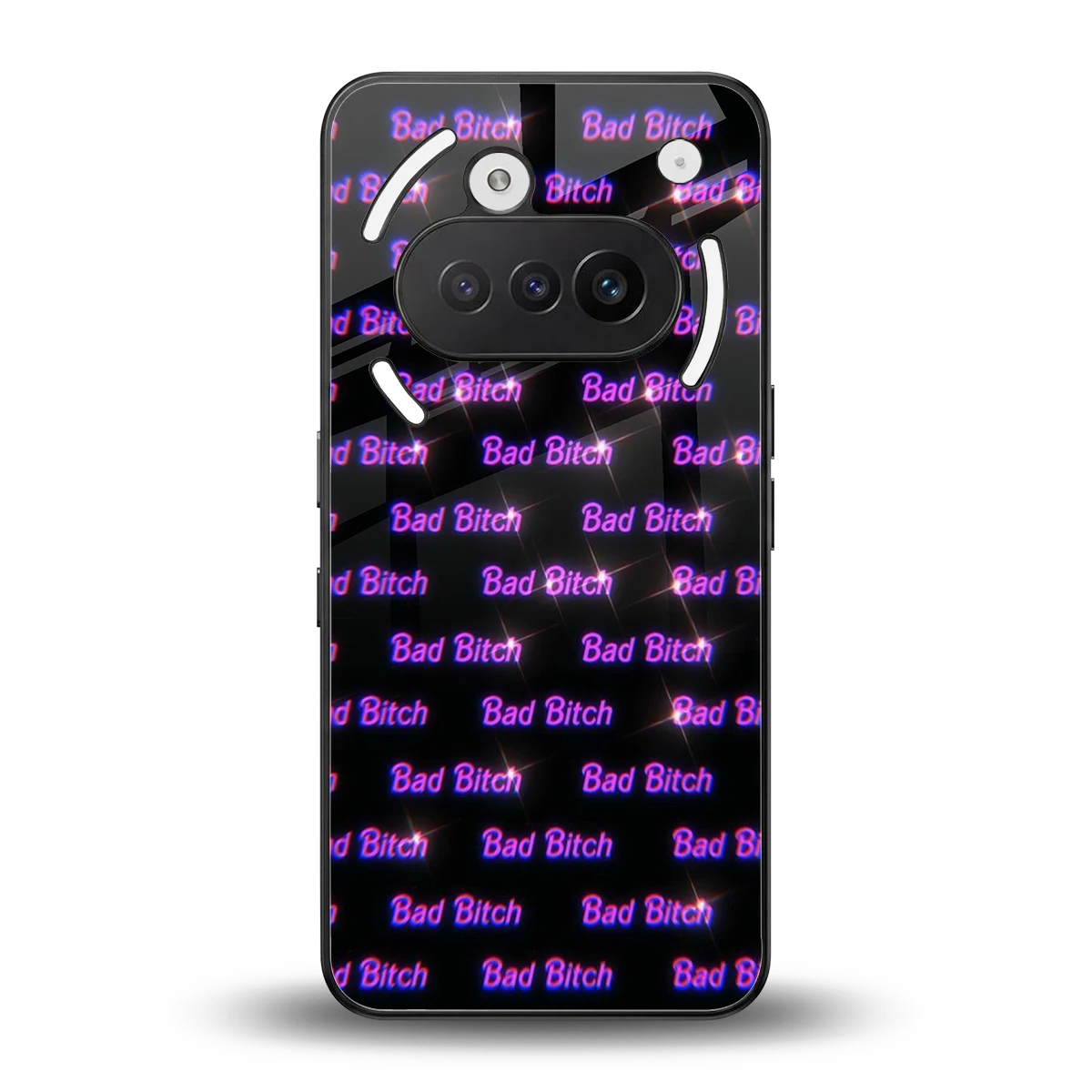 Bad Bitch back phone cover | glass case for nothing phone 3a