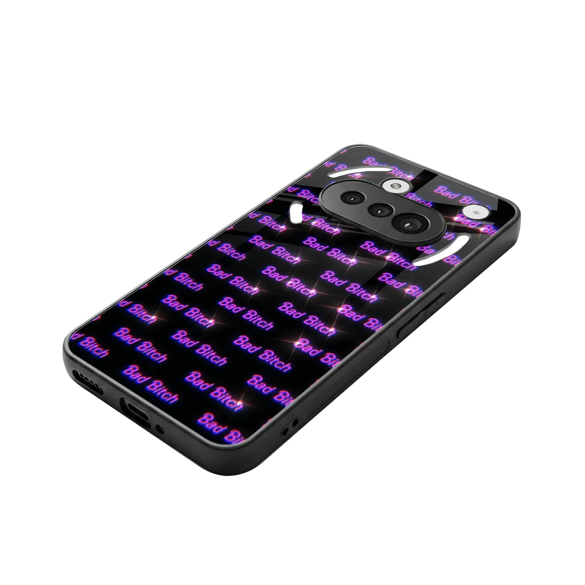 Bad Bitch stylish phone case for nothing phone 3a | glossy glass and slim fit