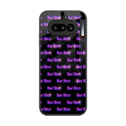 Bad Bitch back phone cover | glass case for nothing phone 4a