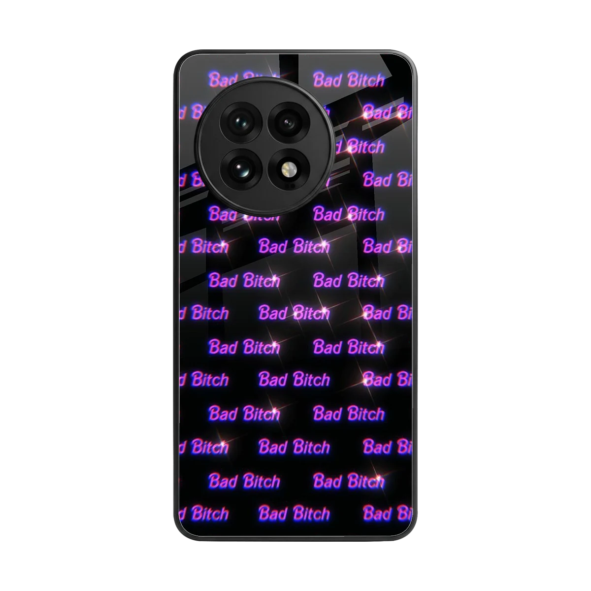 Bad Bitch back phone cover | glass case for oneplus 13r