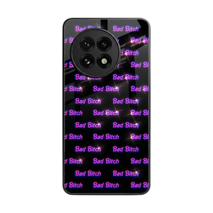 Bad Bitch back phone cover | glass case for oneplus 13r