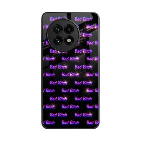 Bad Bitch back phone cover | glass case for oneplus 13r