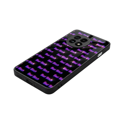 Bad Bitch stylish phone case for oneplus 13r | glossy glass and slim fit