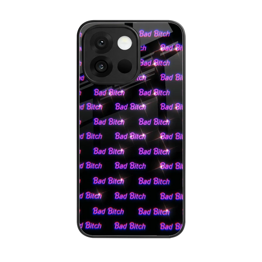 Bad Bitch back phone cover | glass case for oneplus 13s