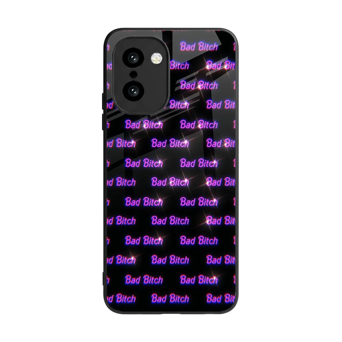 Bad Bitch back phone cover | glass case for oneplus 15r