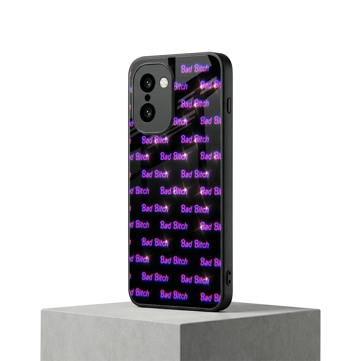 Bad Bitch oneplus 15r mobile cover | shockproof glass phone case
