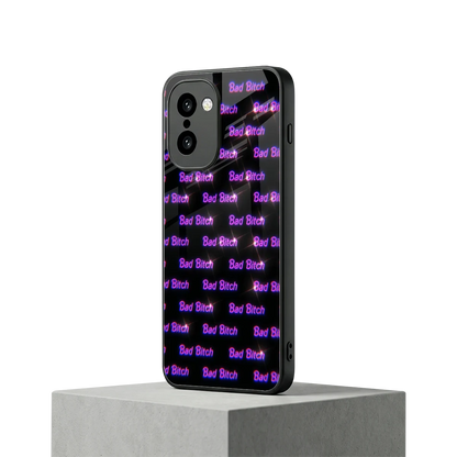 Bad Bitch oneplus 15r mobile cover | shockproof glass phone case