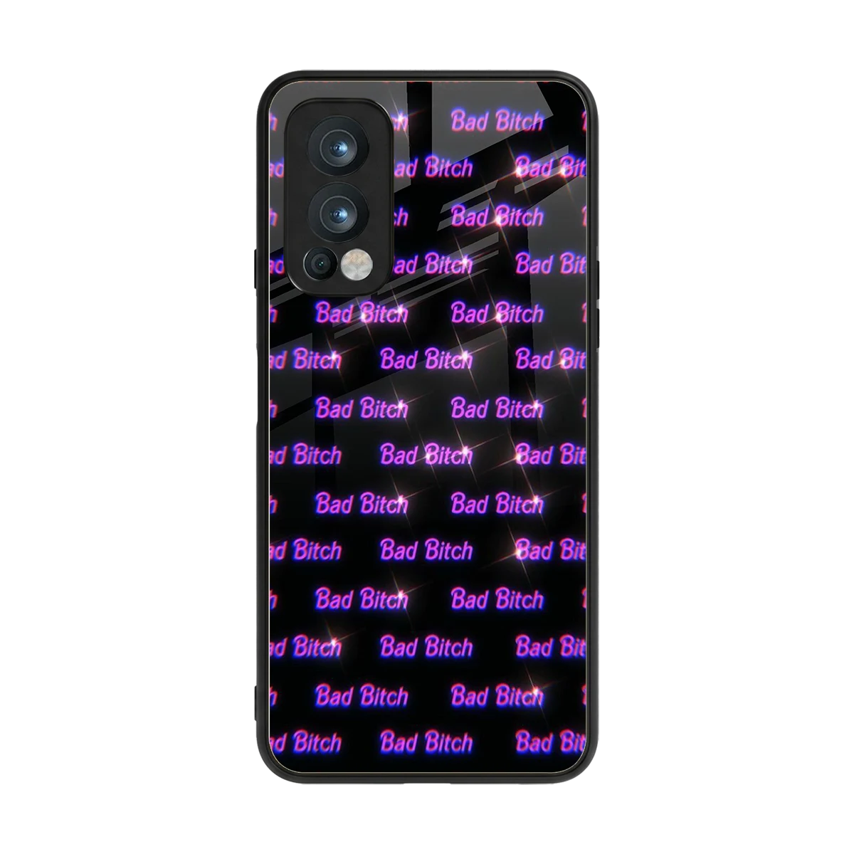 Bad Bitch back phone cover | glass case for oneplus nord 2