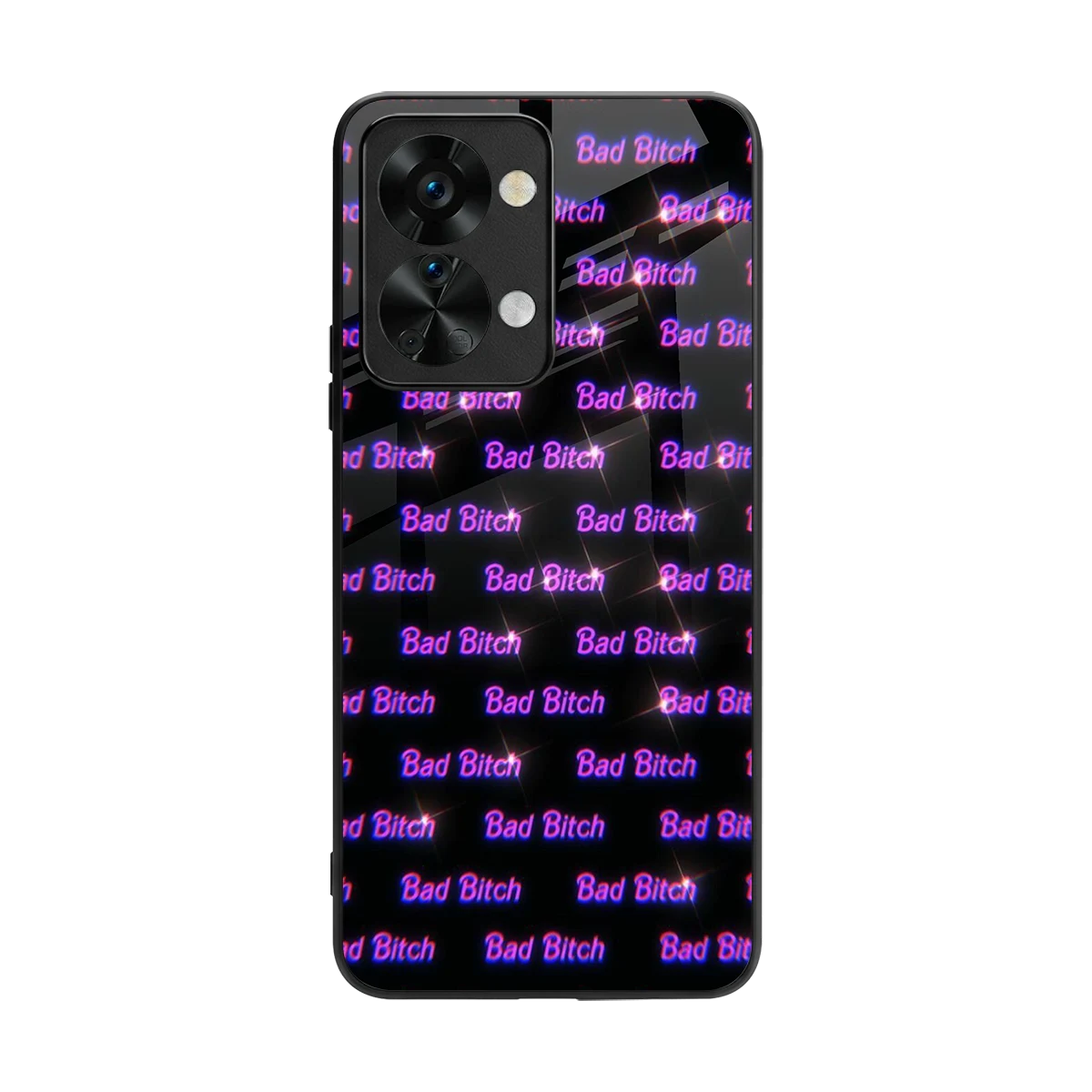 Bad Bitch back phone cover | glass case for oneplus nord 2t