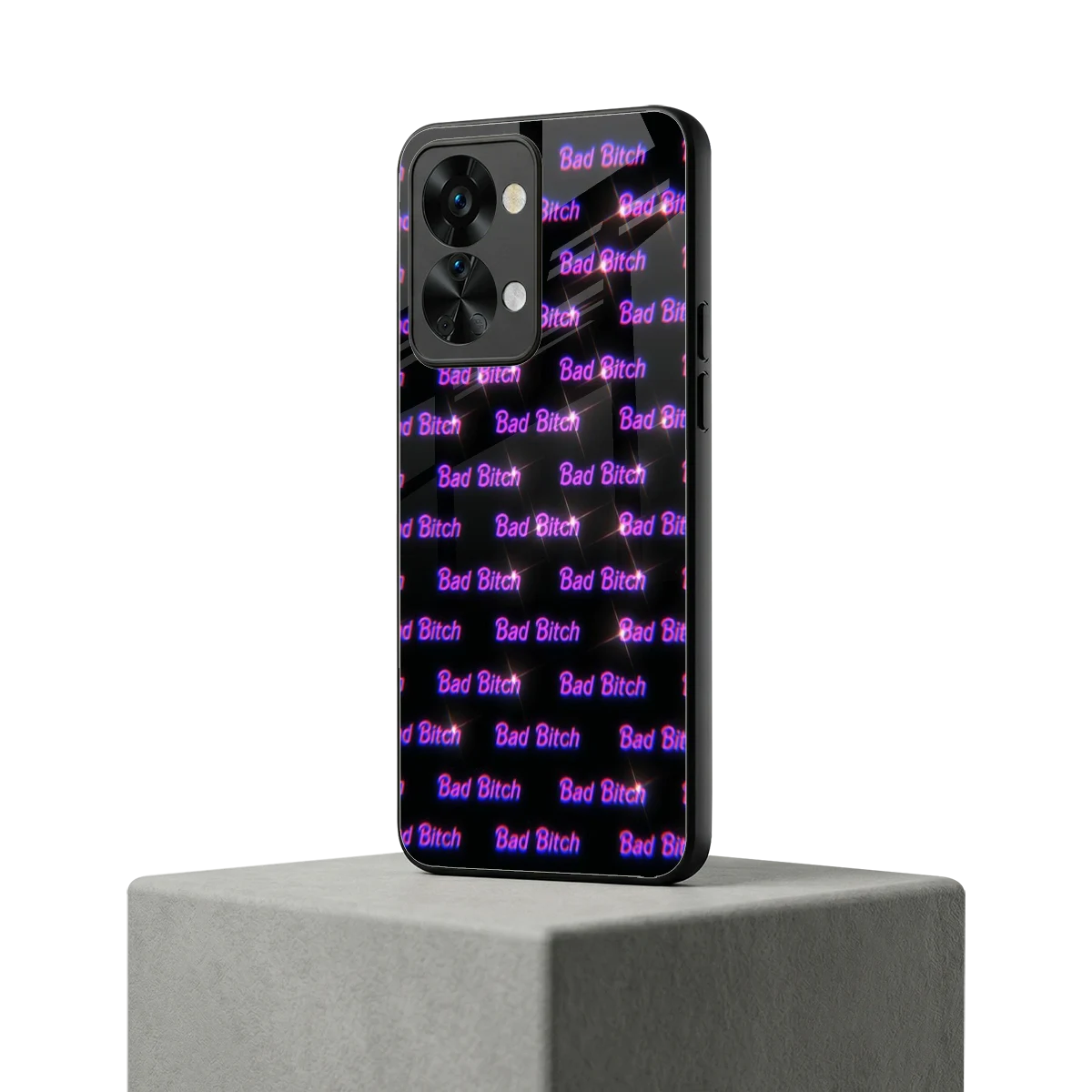 Bad Bitch oneplus nord 2t mobile cover | shockproof glass phone case