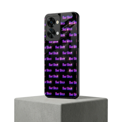 Bad Bitch oneplus nord 2t mobile cover | shockproof glass phone case