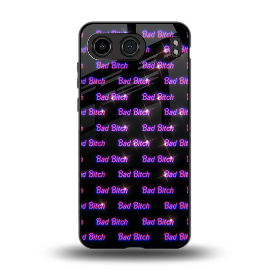 Bad Bitch back phone cover | glass case for oneplus nord 4