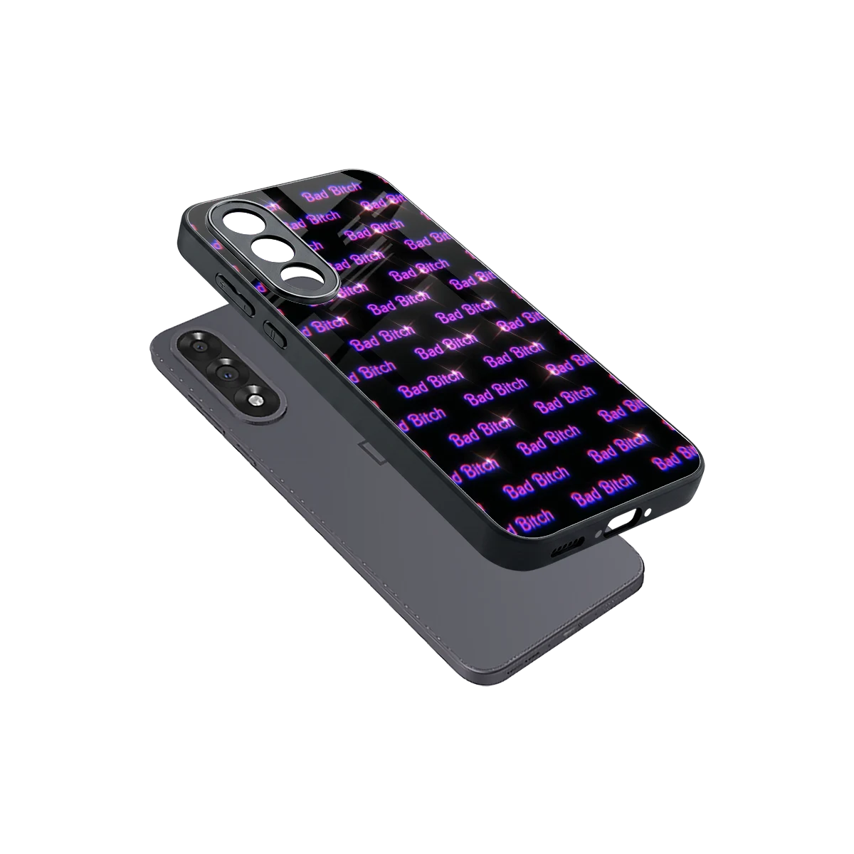 Bad Bitch sleek oneplus nord 5 cover with tempered glass back and TPU edges