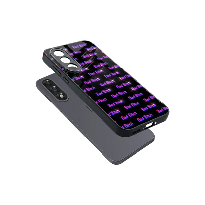 Bad Bitch sleek oneplus nord 5 cover with tempered glass back and TPU edges