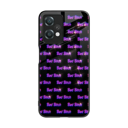 Bad Bitch back phone cover | glass case for oneplus nord ce 2 lite
