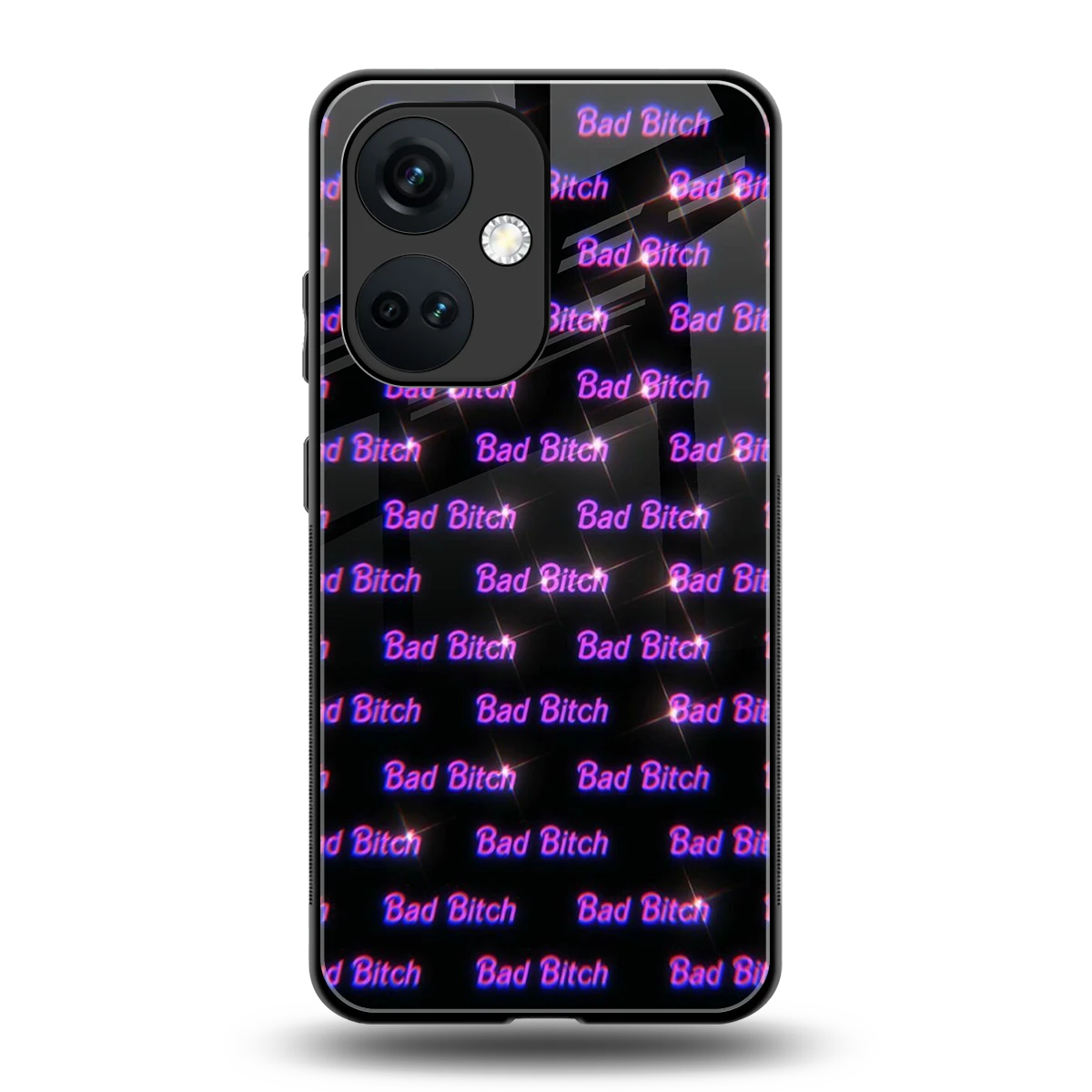 Bad Bitch back phone cover | glass case for oneplus nord ce 3