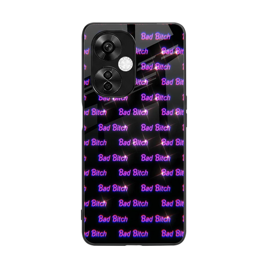 Bad Bitch back phone cover | glass case for oneplus nord ce 3 lite
