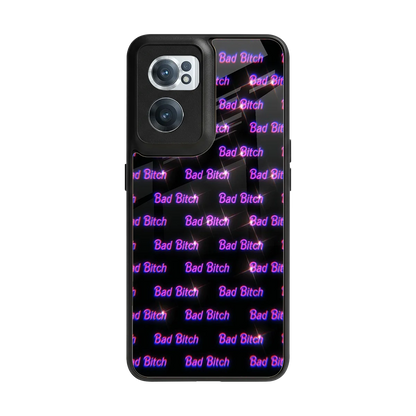 Bad Bitch back phone cover | glass case for oneplus nord ce 2
