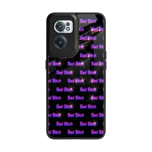 Bad Bitch back phone cover | glass case for oneplus nord ce 2