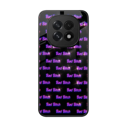 Bad Bitch back phone cover | glass case for oppo f29 5g