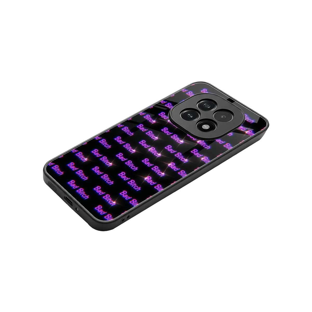 Bad Bitch stylish phone case for oppo f29 5g | glossy glass and slim fit