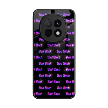 Bad Bitch back phone cover | glass case for oppo f29 pro 5g