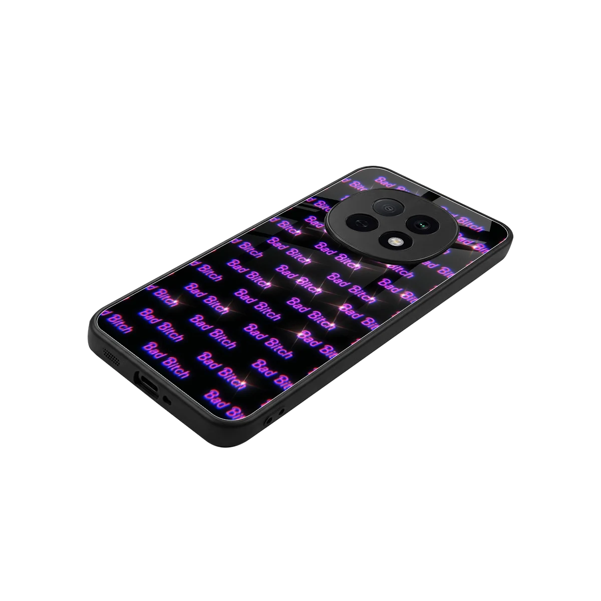 Bad Bitch stylish phone case for oppo f29 pro 5g | glossy glass and slim fit