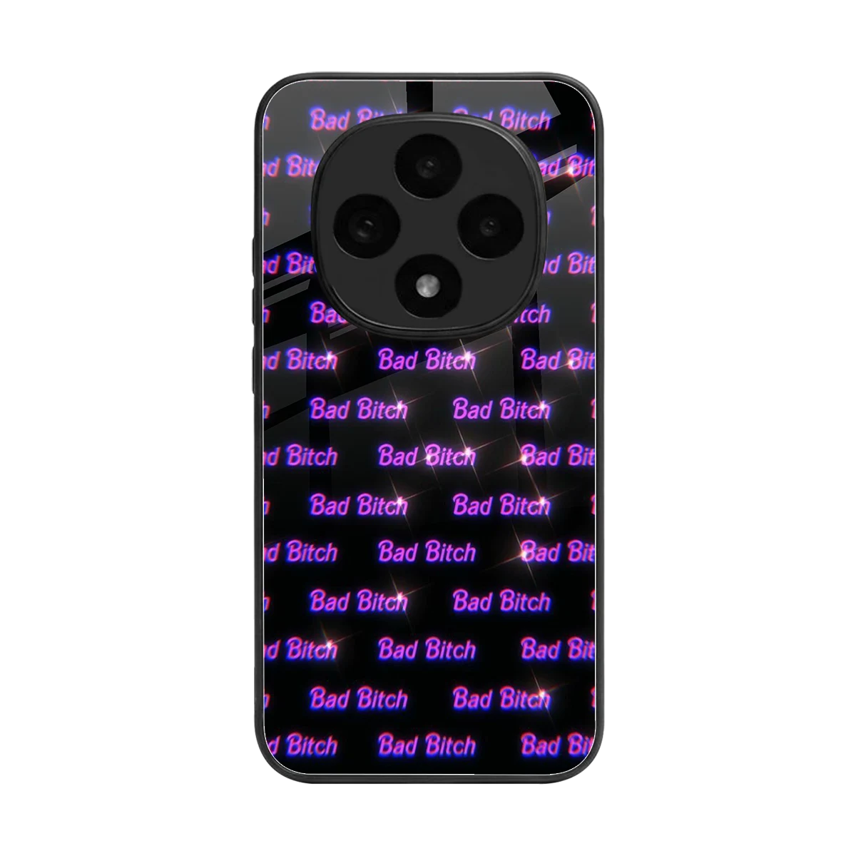Bad Bitch back phone cover | glass case for oppo f31 pro 5g