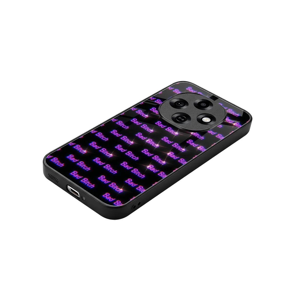 Bad Bitch stylish phone case for oppo f31 pro 5g | glossy glass and slim fit