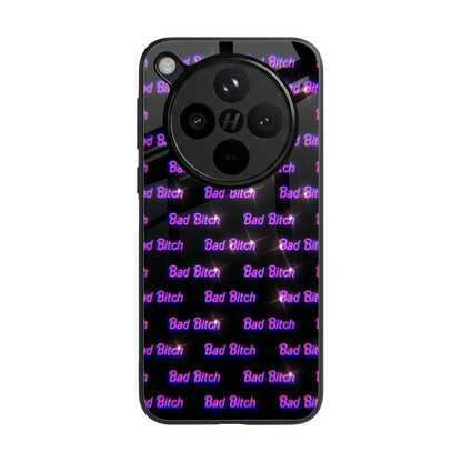 Bad Bitch back phone cover | glass case for oppo find x8