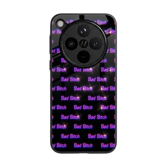 Bad Bitch back phone cover | glass case for oppo find x8