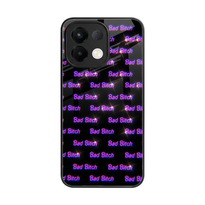 Bad Bitch back phone cover | glass case for oppo k13 5g