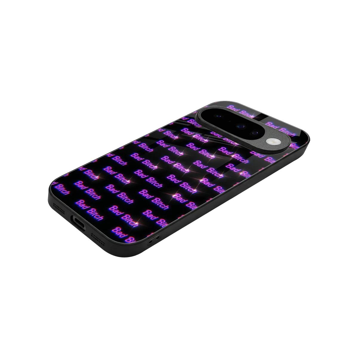 Bad Bitch stylish phone case for google pixel 10 | glossy glass and slim fit