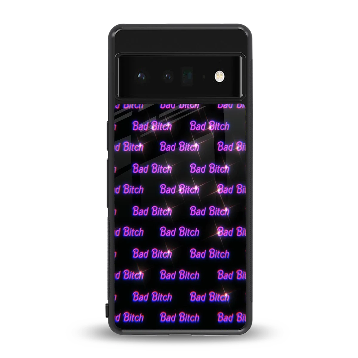 Bad Bitch back phone cover | glass case for google pixel 6 pro