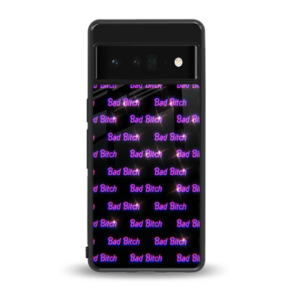 Bad Bitch back phone cover | glass case for google pixel 6 pro