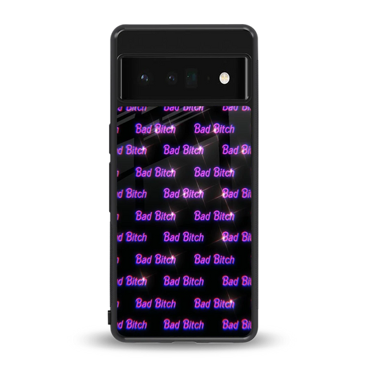 Bad Bitch back phone cover | glass case for google pixel 6 pro