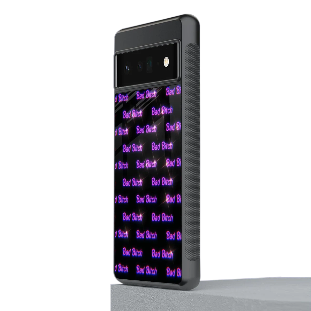 Bad Bitch stylish phone case for google pixel 6 pro | glossy glass and slim fit