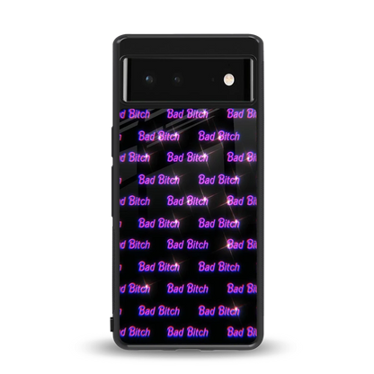 Bad Bitch back phone cover | glass case for google pixel 6