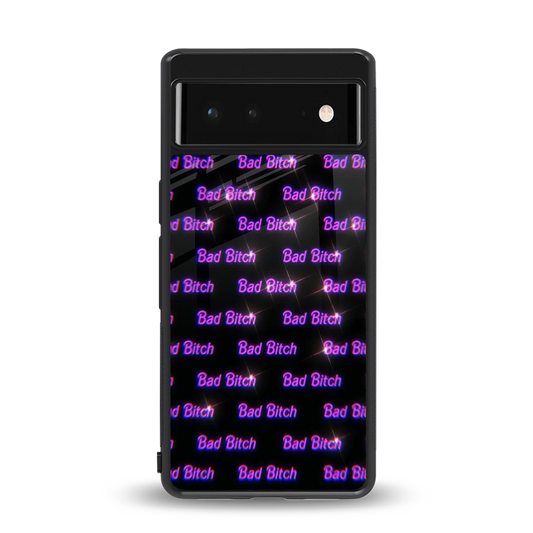 Bad Bitch back phone cover | glass case for google pixel 6