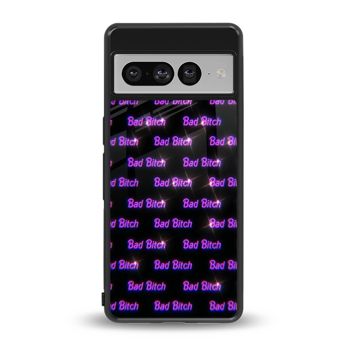 Bad Bitch back phone cover | glass case for google pixel 7 pro