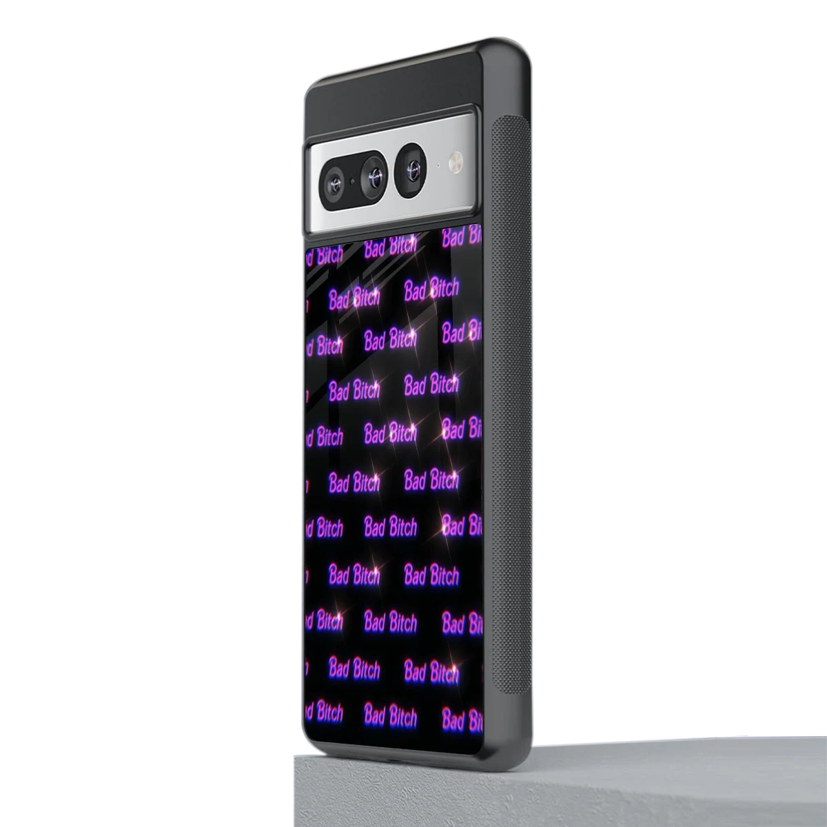 Bad Bitch stylish phone case for google pixel 7 pro | glossy glass and slim fit