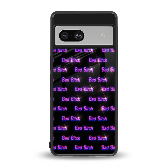 Bad Bitch back phone cover | glass case for google pixel 7a