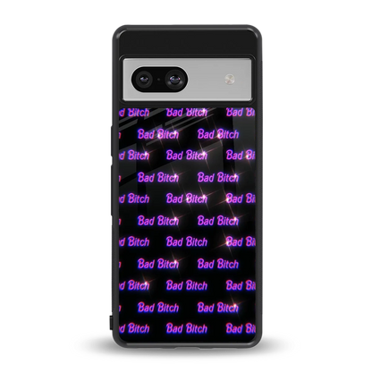 Bad Bitch back phone cover | glass case for google pixel 7