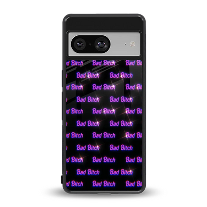 Bad Bitch back phone cover | glass case for google pixel 8