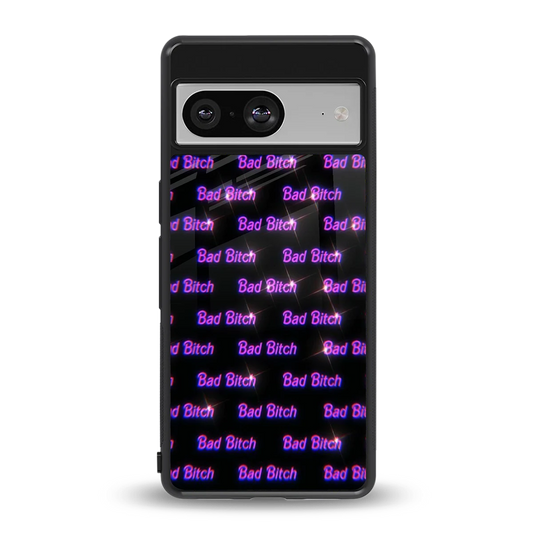 Bad Bitch back phone cover | glass case for google pixel 8