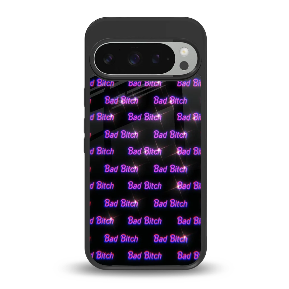 Bad Bitch back phone cover | glass case for google pixel 9 pro xl
