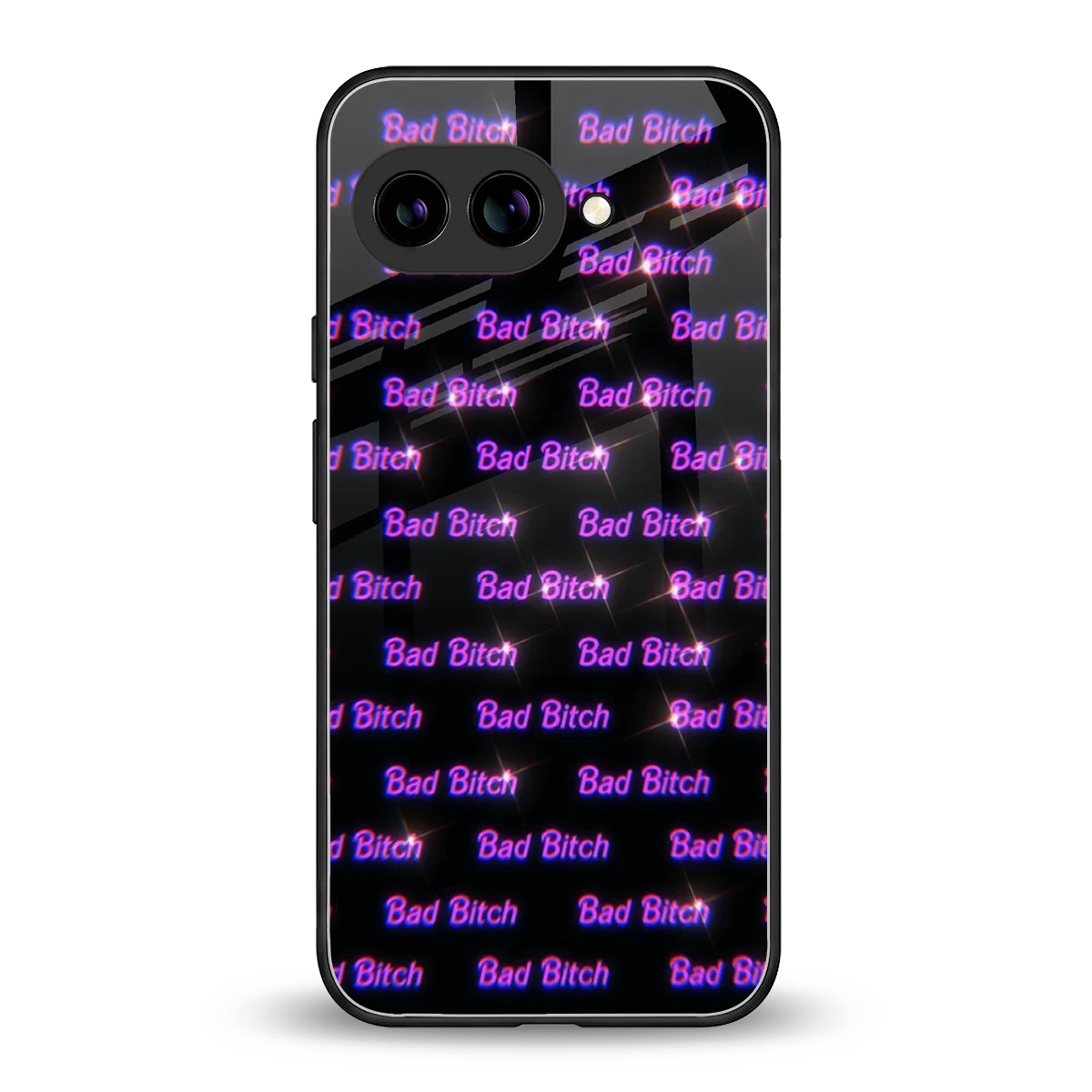 Bad Bitch back phone cover | glass case for google pixel 10a